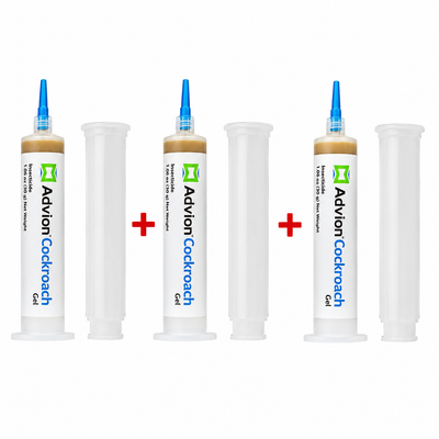 3-Tubes Advion Cockroach Bait Gel box