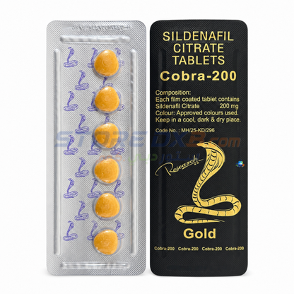 Cobra 200 Gold Men’s Health Tablets