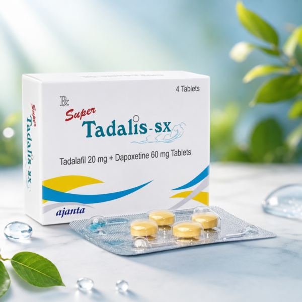 Super Tadalis-SX (Tadalafil 20 mg + Dapoxetine 60 mg) Supplement