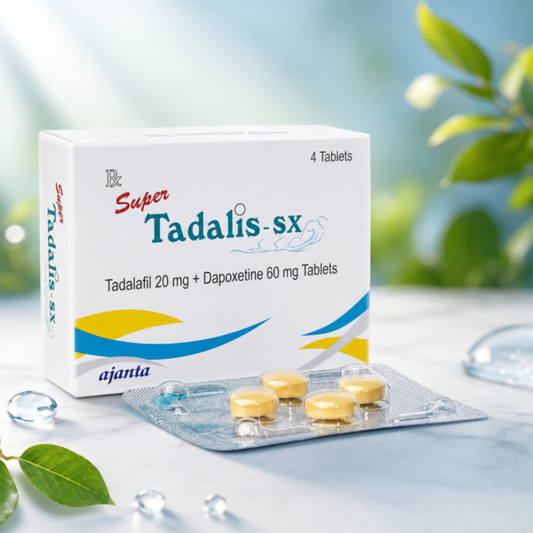 Super Tadalis-SX (Tadalafil 20 mg + Dapoxetine 60 mg) Supplement