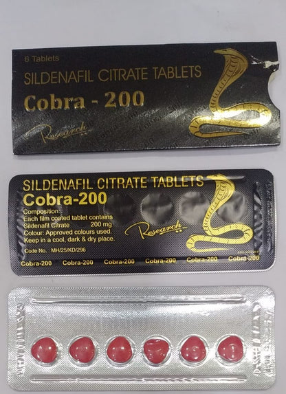 Cobra 200 Gold Men’s Health Tablets