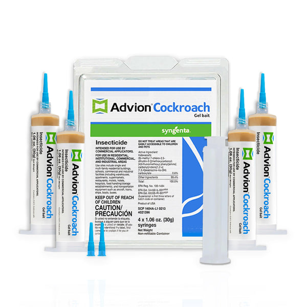 4 Tubes Advions Cockroach Gel Bait